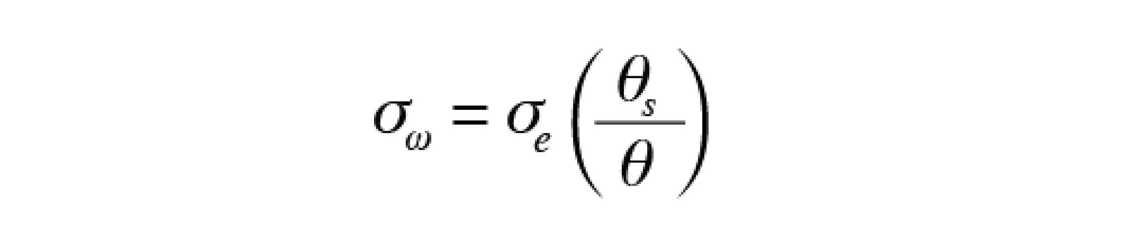 Pore Water Electrical Conductivity Equation 2