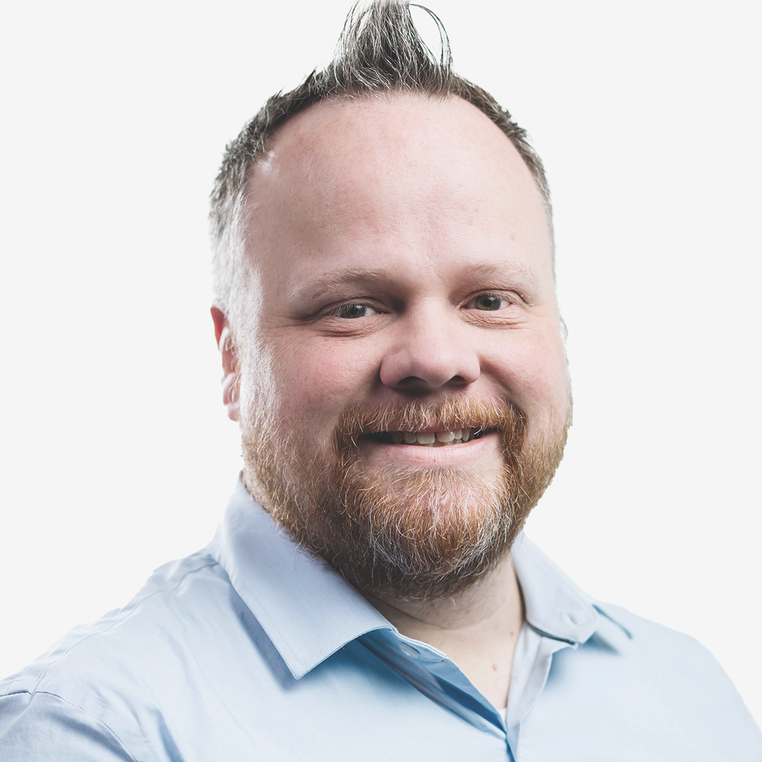A headshot of Shaun Weldon