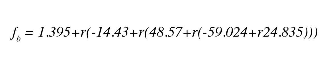 Beam Fraction Equation