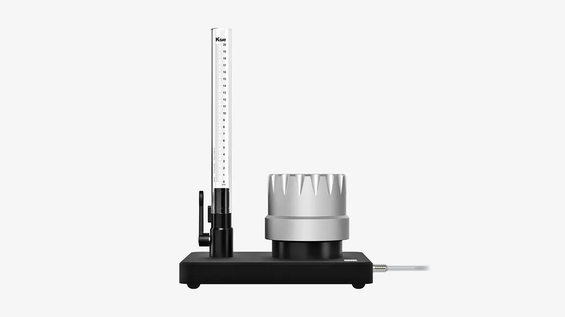 A photograph of the KSAT lab instrument that measures saturated hydraulic conductivity