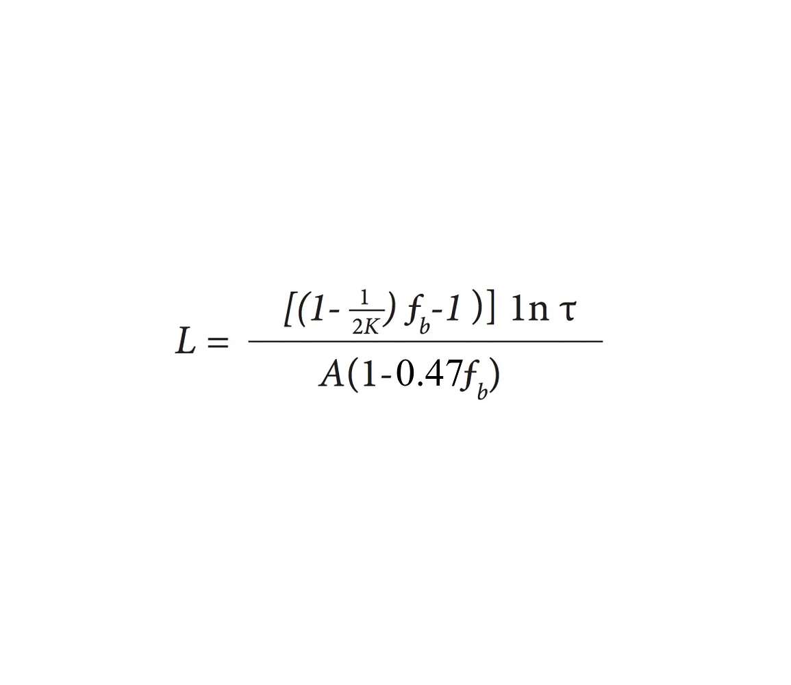 Leaf Area Index Equation
