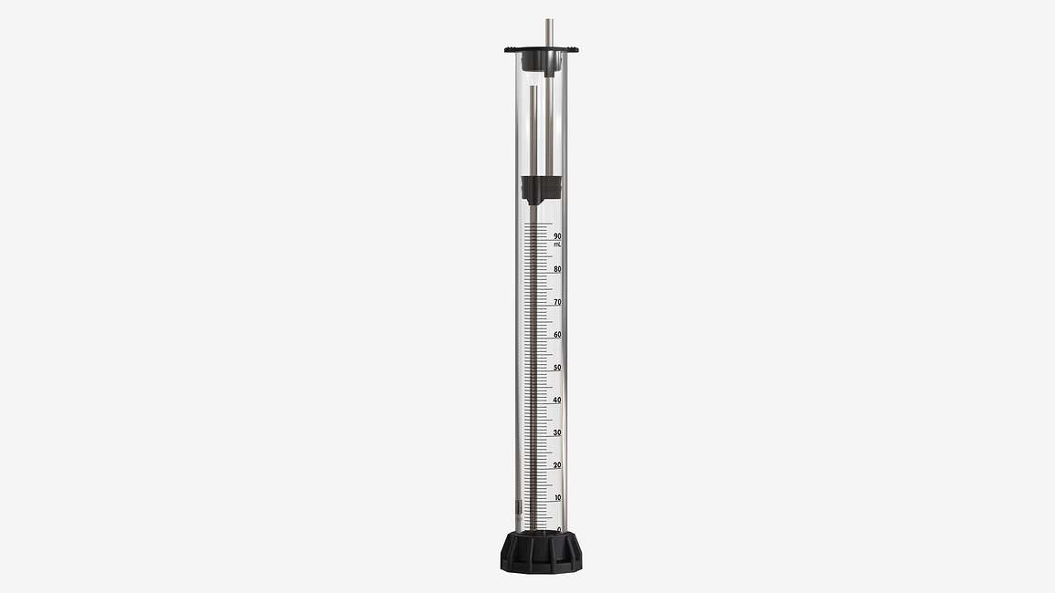 A photograph of a tension infiltrometer