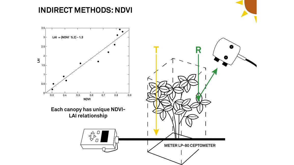 NDVI LAI Relationship