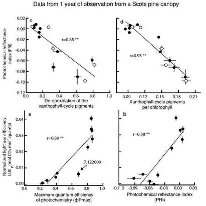 PRI Estimating Trends in Light Use Efficiency