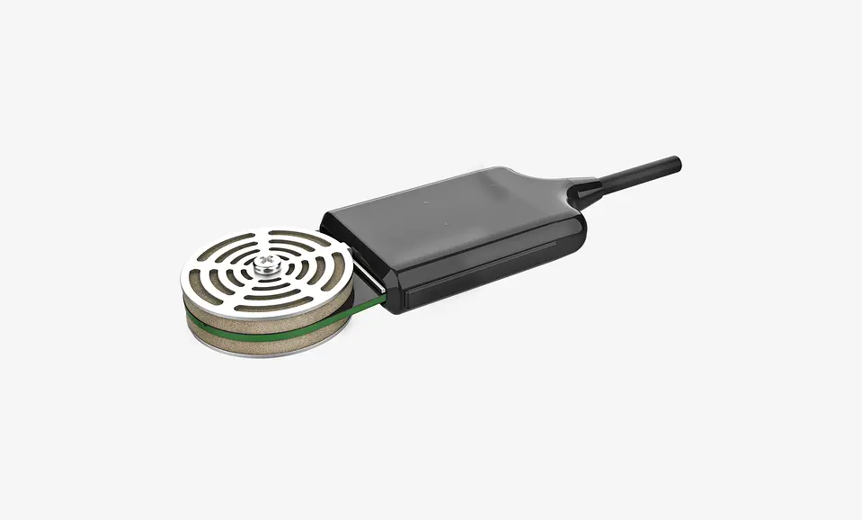 A photograph of the TEROS 21 soil water potential sensor