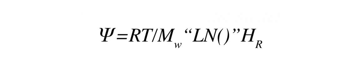 Water Potential Equation