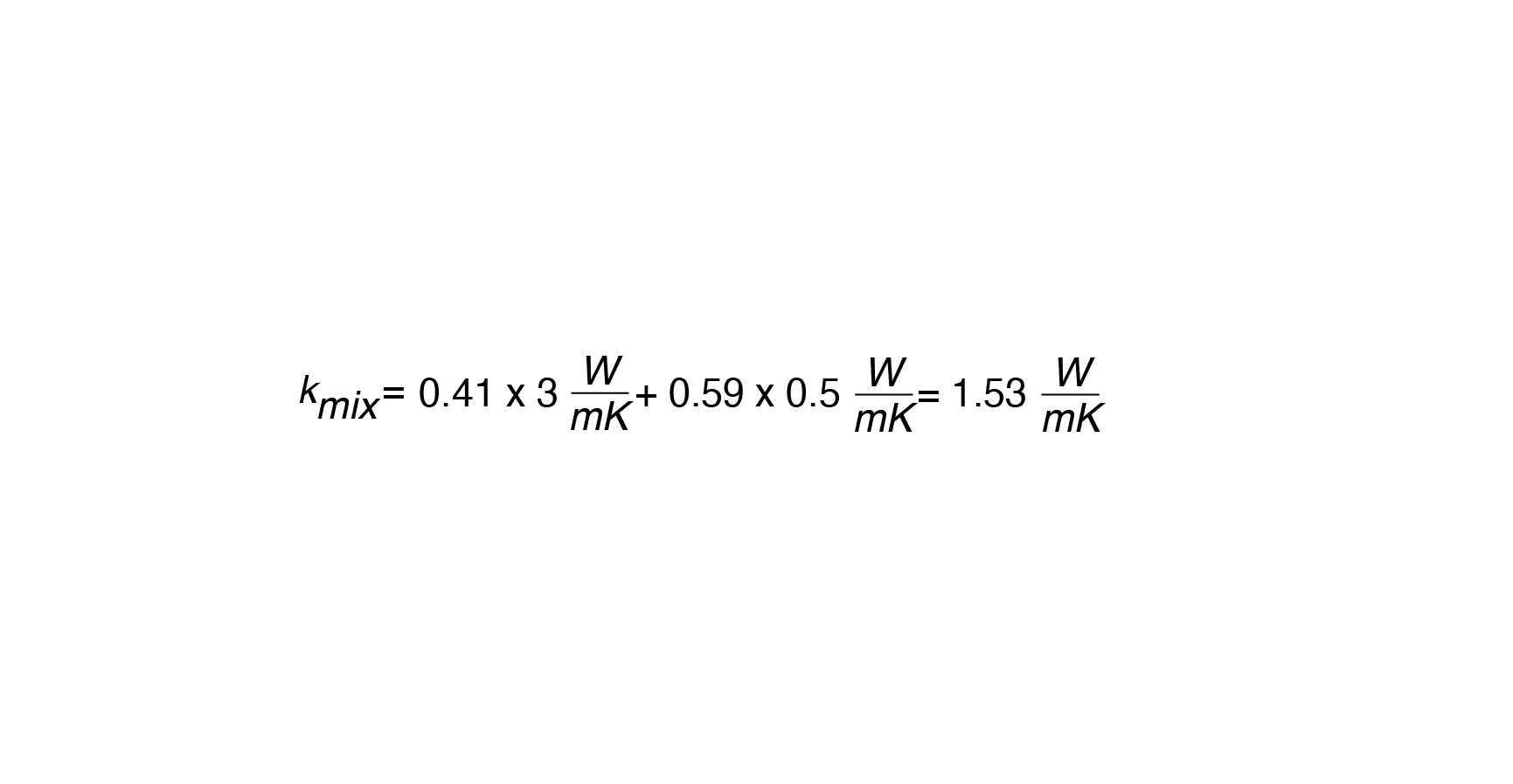 Formula of a stone soil mixture in parallel