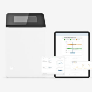 ZENTRA CLOUD picture of ZL6 with data on a tablet next to it